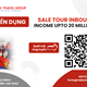 Sale Tour Inbound Upto 20 Million VND